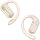 TAGRY Open Ear Headphones Wireless Earbuds 40HRS Playtime Fast Charging Headphone Digital Display Earphones with Ergonomic Earhook IPX7 Waterproof Ear Buds for Running Workout Beige