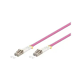 Goobay 95939 Optical Fibre Cable, Multimode (OM4), Violett, 10 m Length