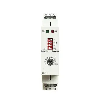 BNT 10A Dual Function Timer Relay Delay On Delay Off Relay AC230V&DC24V Time Relay