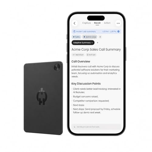 Ruune AI Voice Recorder, Transcribe & Summarize, Personal AI Assistant