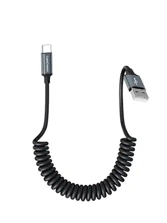 CableCreation Coiled USB C Cable for CarPlay & Android Auto