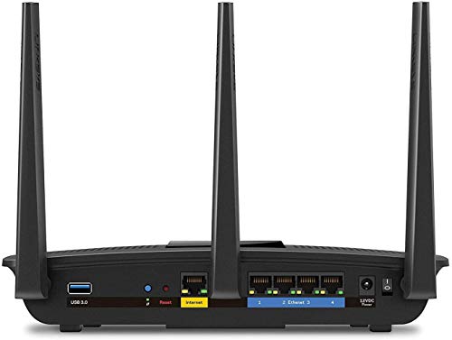 Linksys EA7300 Max-Stream: AC1750 Dual-Band Wi-Fi Router, Gigabit Ethernet Ports, 1,500 square-foot Range, 10 Devices, MU-MIMO (Black)