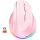 MEETION Ergonomic Wireless Vertical Mouse, Rechargeable, Pink