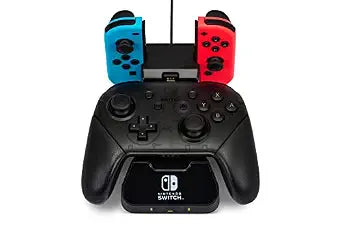 PowerA Controller Charging Base for Nintendo Switch, Black, Wireless Controller charging, Charge, rechargeable battery, Nintendo Switch, Joy-Con Charging, PowerA Wireless Charging