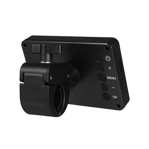 Handlebar Bike Camera Mirror, with 4.3'' Monitor 1080P 110° Wide Angle 360° Adjustable Bracket Rechargeable Rear View Camera, Bicycle Rear View Camera