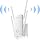 WAVLINK AX3000 WiFi Extender - Internet WiFi 6 Extender with 5 High-Gain Antennas & Beamforming, Dual Band Whole Home Coverage, One Gigabit Port, Repeater/AP/Router Mode