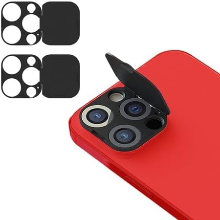 Phone Camera Lens Cover Compatible for iPhone 12 Pro Max, Camera Lens Protector to Protect Your Privacy and Security,Strong Adhesive,Just Compatible for iPhone 12 Pro Max,2 Pack