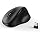 Ergonomic Wireless Mouse with USB Receiver for PC Computer, Laptop and Desktop, Ergo Mouse Vertical with Silent Clicks Long Battery Life, Up to 1600 DPI & 1 AA Battery Powered, Black