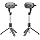 SOWO Wireless Dual Bluetooth Speakers Set, Stereo Sound, Adjustable Stands