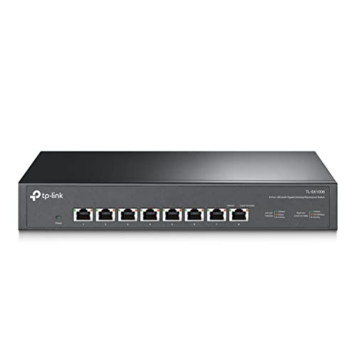 TP-Link TL-SX1008, 8 Port 10G/Multi-Gig Unmanaged Ethernet Switch