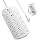 SUPERDANNY Power Strip Surge Protector 5000J, 10FT, 15A, PD 20W, 13 AC