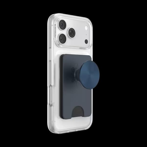 PopSockets Kick-Out Wallet for MagSafe, Kickstand- Navy - Image 5