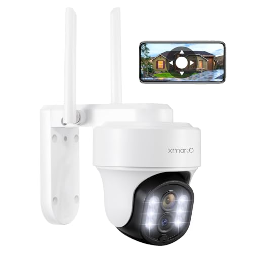 xmartO 10X Zoom Dual Lens PTZ Home Security Camera