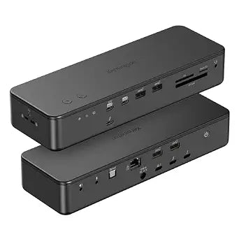 Kensington EQ Pro Thunderbolt™ 5 Dock Designed for MacBook, Optimized for M-Series Pro/Max Models, 140W PD, 80Gbps Data Transfer, Built-in and Lockable PCle M.2 SSD Slot for Quick Storage K33612NA