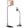 VIJIM Tablet Floor Stand Holder, Phone Stand for Recording, Adjustable Cell Phone & Tablet Holder for Floor, Compatible with iPad Pro Air Mini, Galaxy Tab, iPhone & 4.6-12.9 Inch Devices