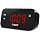 Timex Alarm Clock with Large Display, Digital Alarm Clock for Bedroom Includes 120V Universal Power Adapter (T121B - Black)