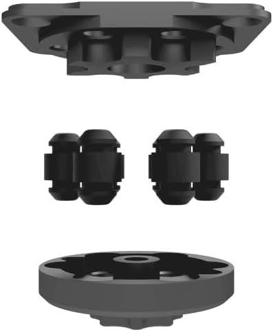 Peak Design Mobile Ball Mount Adapter, Locking, Qi2 Charging, Magnetic Mounting Technology, Works with 1" Ball-and-Socket Phone Mount for Car, Truck, Motorcycle, Boat and More