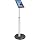 AboveTEK Anti Theft iPad Floor Stand, Robust Security Kiosk POS Tablet Stand, Height Adjustable Tablet Floor Stand w/Lock and Key Mechanism for 10.9-11" iPad & Galaxy Tab, Ideal for Retail Business