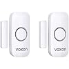 Door Alarms for Kids Safety, VOXON Window Alarm Door Alarm for Home Security Personal Security Window Alarms Sensor Burglar Door Alarm for Pool, Cars, Sheds, Caravans DIY Kit Pack of 2