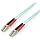 StarTech.com 5m (16.4ft) LC/UPC to LC/UPC OM3 Multimode Fiber Optic Cable, Full Duplex 50/125, 100G, LSZH Fiber Jumper Cord