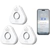 Water Alarm Leak Detector,Water Leak Detectors for Home with App Alerts,Water Sensor Alarm Leak Detector with 120db Adjustable,500ft Transmission for Basement,Bathroom,No Hub Required (Support 2.4G)