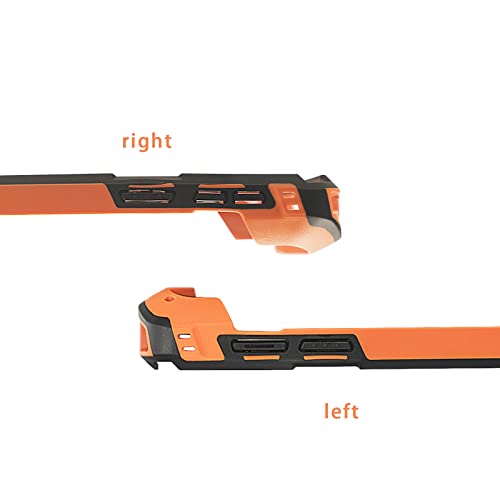 Protective Cover Bumper Case Rugged Boot with Hand Strap for Zebra TC51 TC510K TC52 TC56 TC57,Slim TPU Scanner Cover,Barcode Touch Mobile Computer Accessories (Orange)