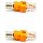 2 Pcs RJ45 to F Coax Adapter RF Connector Female to Male Coaxial Barrel Coupler, 180 Degree Straight Coaxial Coax Barrel Coupler Adapter