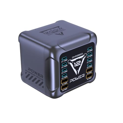 1200W USB C Charging Station, 12-Port GaN Fast Charger - Image 2