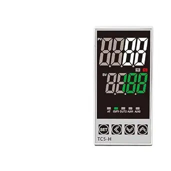 PID Temperature Controller Timer Thermometer Relay K-Type 400℃ AC100~220V Integration Control Instrument Buzzer Alarm(TC5-S)