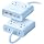 ORICO 25W GaN Power Strip with USB Ports, 8-in-1 Charging Station