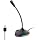NPTCL USB Computer Microphone, Adjustable Gooseneck PC Mic with RGB Lights