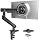 HUANUO FlowLift™ Pro Monitor Arm for 13–32" Screens, MechaSpring Monitor Mount, Fully-Adjustable Monitor Stand with Tilt/Swivel/Rotation, Tool-Free VESA Mount, C-Clamp/Grommet Base, Max Load 19.8 lbs