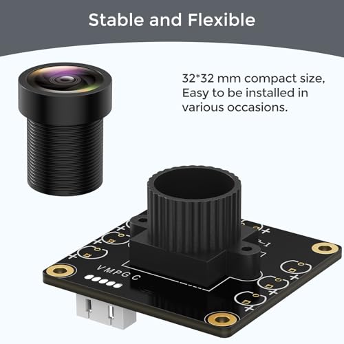 1080P USB2.0 UVC Camera, 130° Wide Angle Camera, Plug & Play for PC, Raspberry Pi, Jetson Nano and SBCs. Support Windows, Linux, Android and Mac OS.