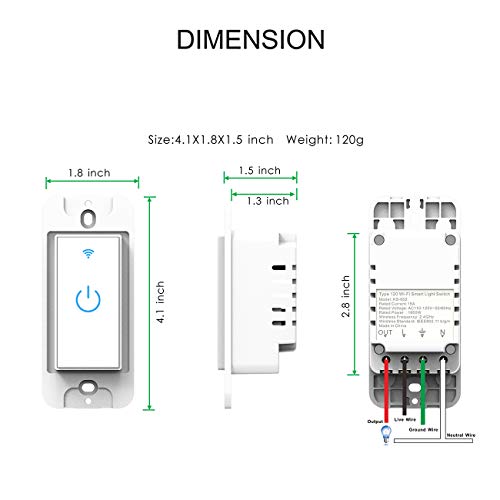 Smart WiFi Light Switch 3 Gang Compatible with Alexa | Smart Home - Image 7