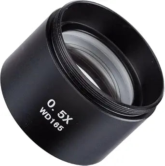 AmScope SM05 Barlow Lens for Stereo Microscopes, 0.5X