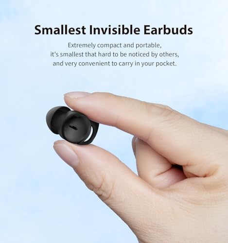Invisible Sleep Headphones, Sleep Earbuds for Side Sleepers(Black)