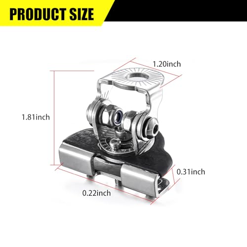 2 PCS Car Hood Light Bar Non-Destructive Fixing Bracket,Adjustable LED Work Light Base Mounting Holder, Safety Cushioning Metal Structure Bracket Column, Universal Car Accessories (Silver)