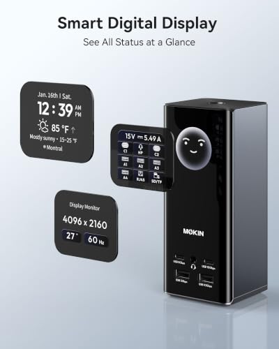 MOKiN USB C Docking Station 3 Monitors Display with | USB Hubs - Image 5