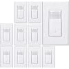 Motion Sensor Light Switch, 10 Pack, White