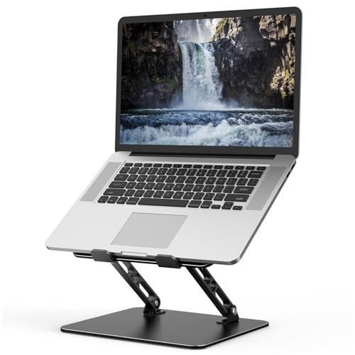 Adjustable Laptop Stand for Desk, Metal Laptop Riser | Computer Access - Image 2