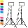 Photography Video Lighting Kit, LED Studio Streaming Lights W/70 Beads & Color Filter for Camera Photo Desktop Computer Conference Game Stream YouTube TikTok Portrait Shooting Pack of 2