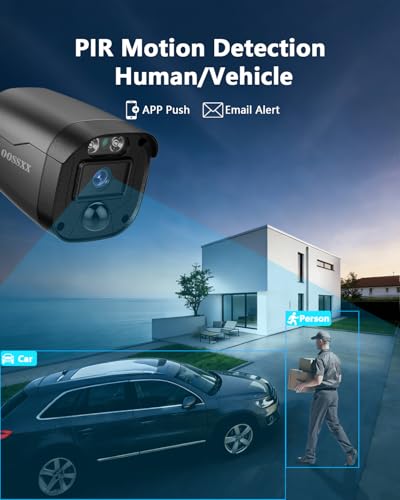 5MP Wired Security Camera System 4Pcs Cameras with 1 | Smart Home - Image 4