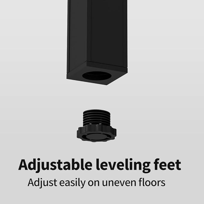 Tall Plant Stand Indoor, Modern Black Aluminum Alloy Plant Shelf, Corner Flower Pot Holder Organizer for Living Room, Balcony, Patio, Garden (L15.8 x W15.8 x H19.7 inch)