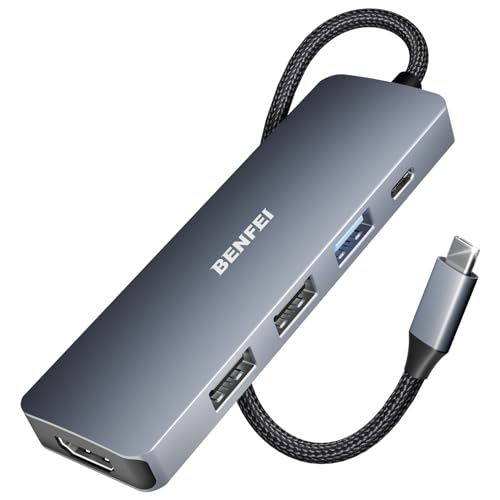 BENFEI USB C Hub 5-in-1 with 4K HDMI(Certified), 100 | Charging & Powe - Image 2