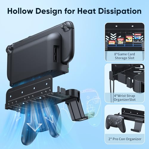 Metal Wall Mount for Nintendo Switch 2/1/OLED (Mount Behind TV)