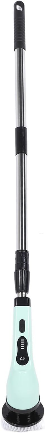Electric Scrubber, Cordless ful gor Bathtubs Solar Panels Washbasins Window Tiles, Includes 3 B Heads