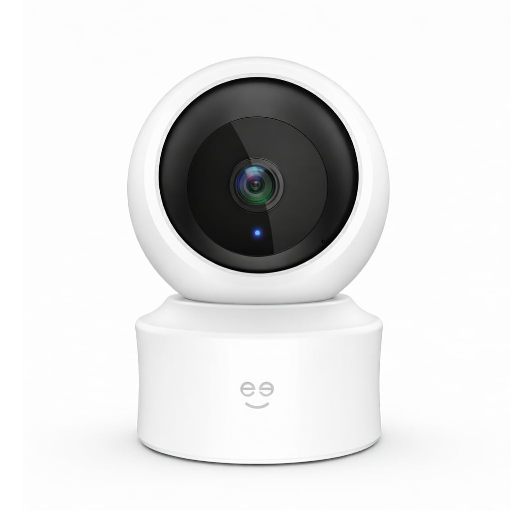 Geeni Scope Ultra 2K 360° Smart Indoor Camera, Auto-Tracking, 1440p HD