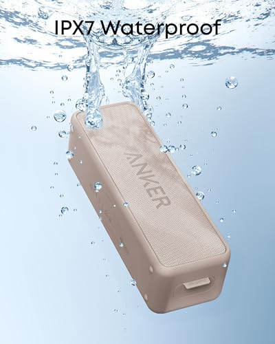 Anker soundcore 2 Portable Bluetooth Speaker, 24-Hour Playtime, IPX7