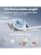 Lenovo 240W USB-C Retractable Cable, PD Fast Charging USB-C to USB-C, Smart Retractable Design, 1.2m (3.94 Ft), 480Mbps Data Transfer, Compact Portable Charger Cable for Laptop Tablet Phone, White