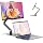 UPERFECT Portable Monitor, 15.6" 125% sRGB Ultra-Slim Laptop Display